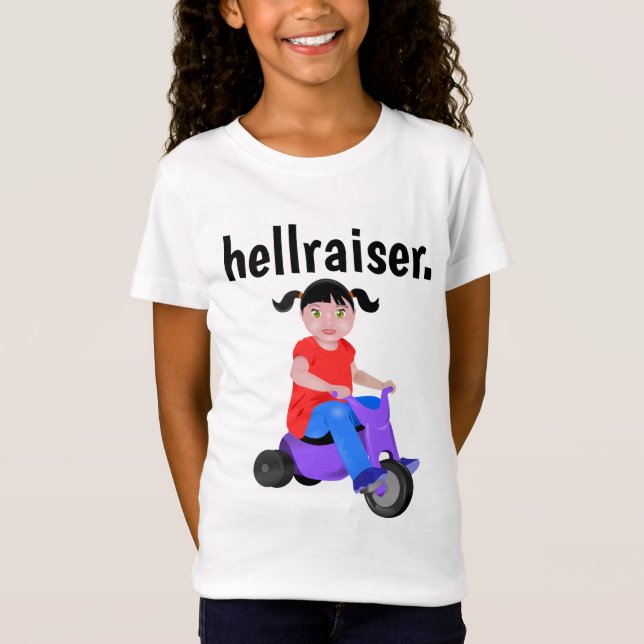 hellraiser FUNNY CHICAS Camisetas para niños (Anverso)