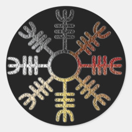 Helm of Awe Bear Pride Pegatina