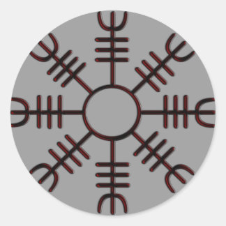 Helm of Awe Red Glow Pegatina