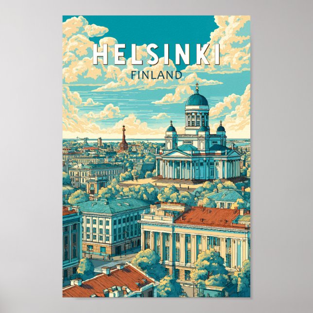 Helsinki Finlandia Viajes Arte Vintage (Frente)