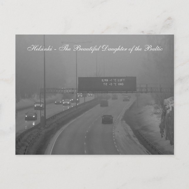 Helsinki la hija de la postal báltica (Anverso)