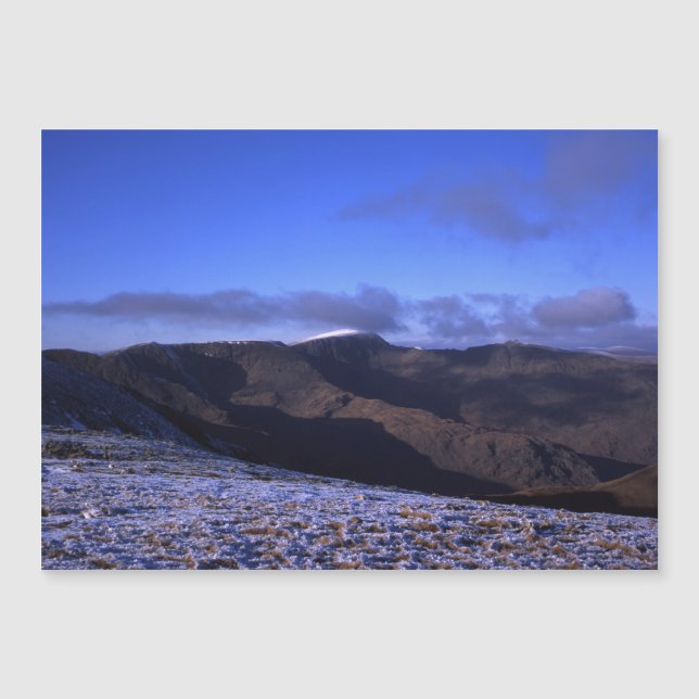 Helvellyn winter The Lake District England (Anverso)