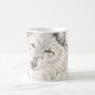 Hembra alfa de la taza de café del lobo