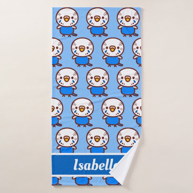 Hembra de Budgeriátrico / Cobalto normal (Toalla de baño)