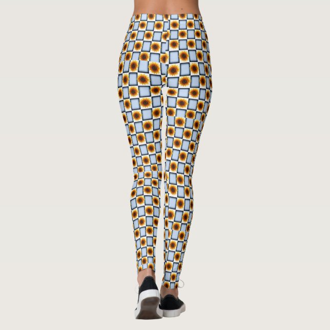 hembras blancas largas leggings (Reverso)
