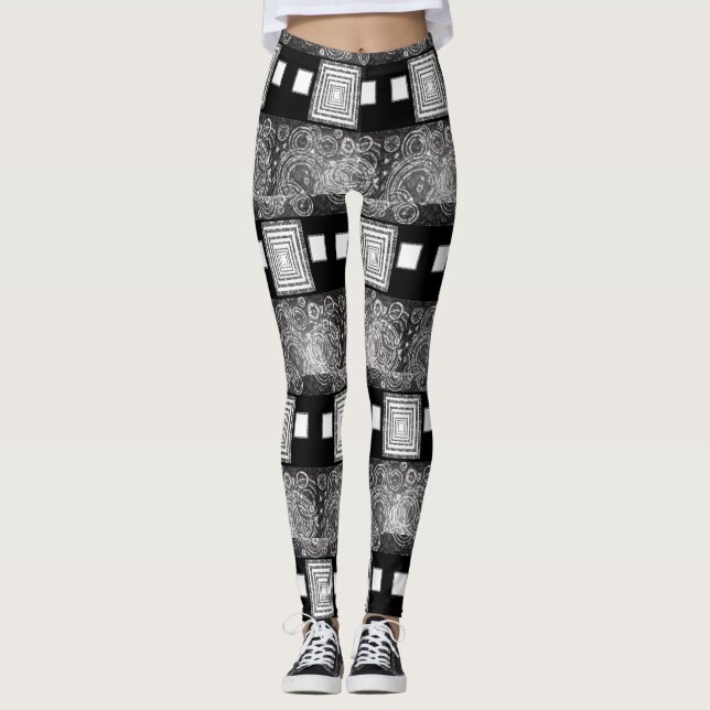 hembras blancas largas leggings (Anverso)