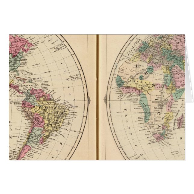 Hemisferio Occidental y Hemisferio Oriental (Anverso (Horizontal))