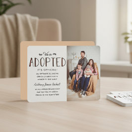 Hemos adoptado | Invitación de adopción