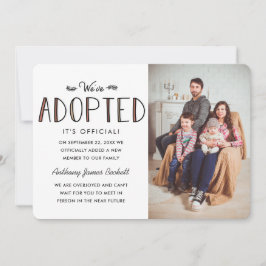 Hemos adoptado | Invitación de adopción