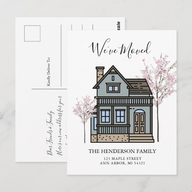 Hemos cambiado la nueva tarjeta de Invitación móvi (Anverso / Reverso)