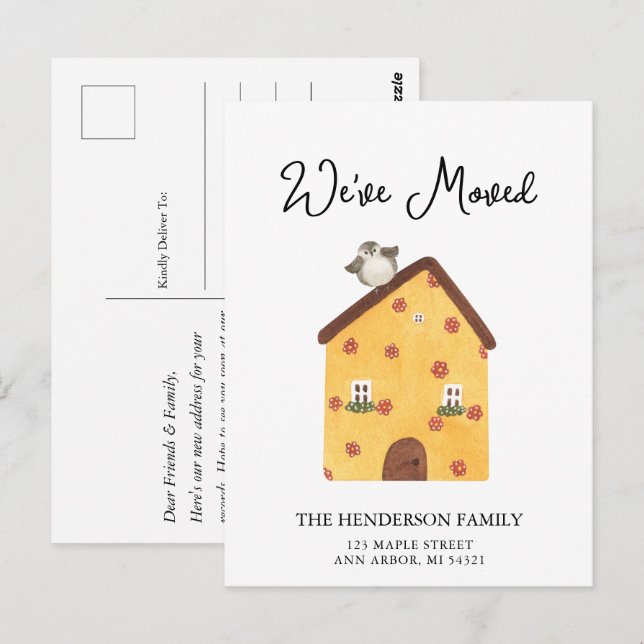 Hemos cambiado la nueva tarjeta de Invitación móvi (Anverso / Reverso)