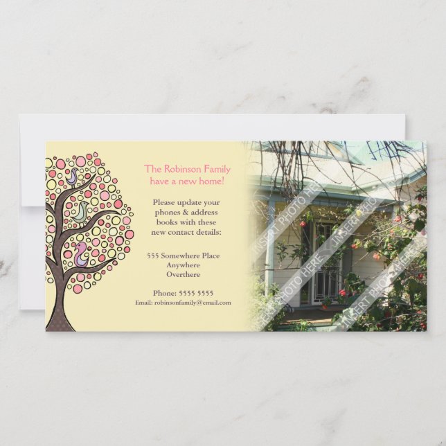 Hemos cambiado la tarjeta de foto de notificación  (Anverso)