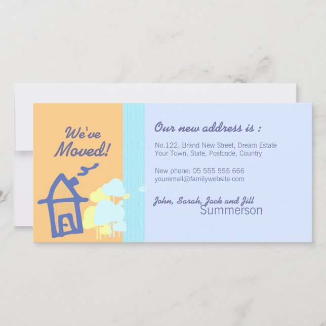 Hemos cambiado la tarjeta de fotos de pasteles (Anverso)