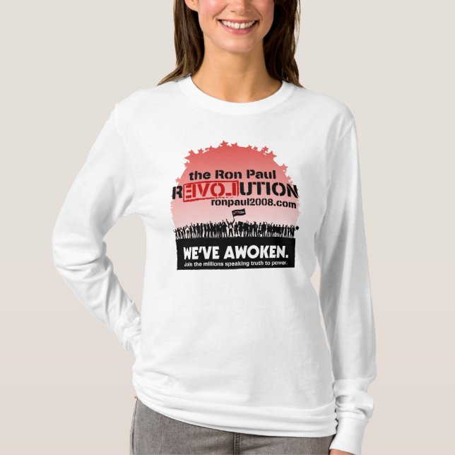 Hemos despertado la camisa de Ron Paul (Anverso)