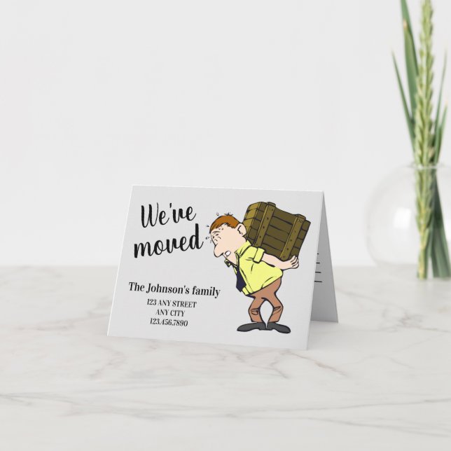 Hemos movido el cambio de la tarjeta de invitación (Anverso)