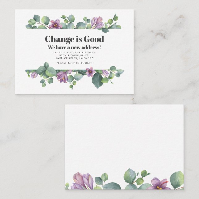 Hemos movido la dirección de la Invitación de movi (Anverso / Reverso)