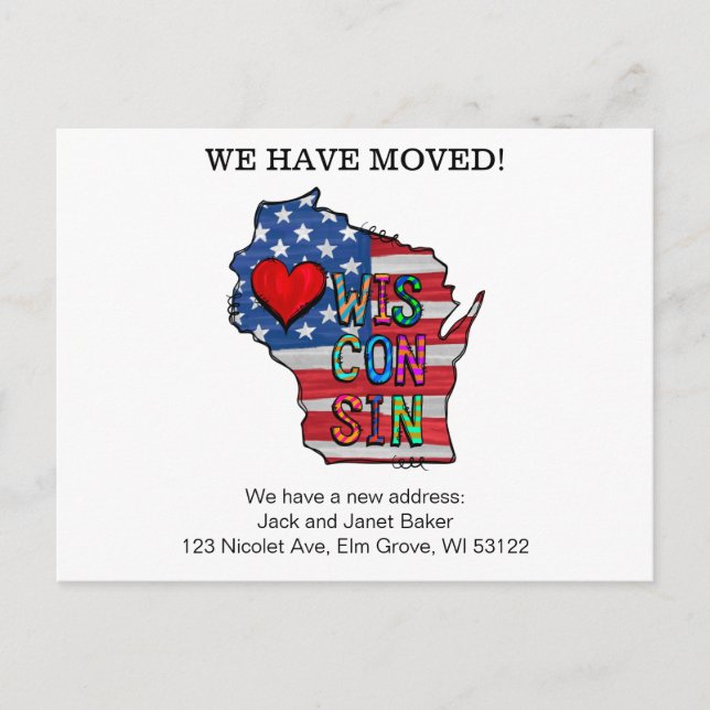 Hemos movido la Invitación de los estados de Wisco (Anverso)