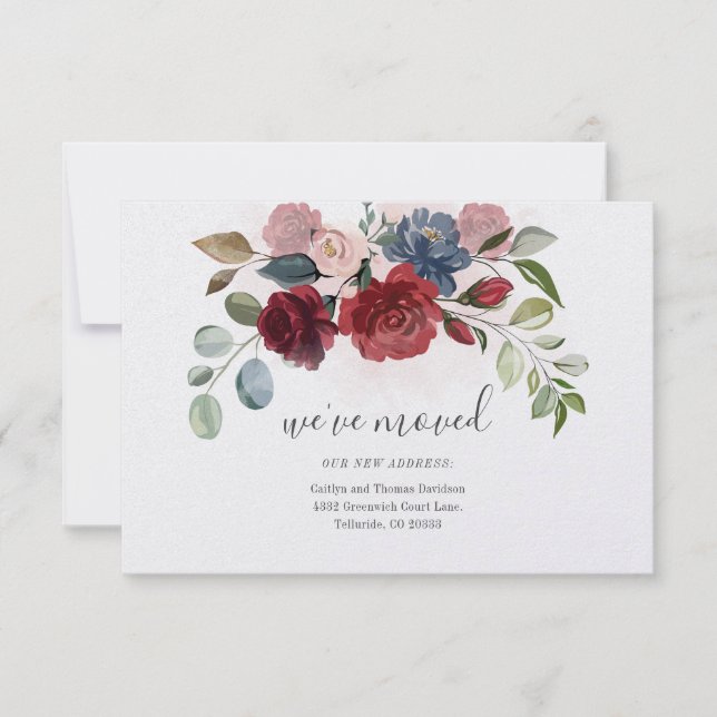 Hemos movido la Invitación de movimiento de flores (Anverso)