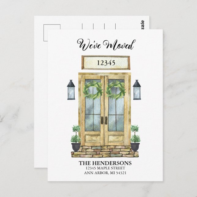 Hemos movido la Invitación de movimiento de las pu (Anverso / Reverso)