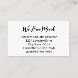 Hemos movido la Invitación en movimiento de blanco