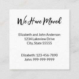 Hemos movido la Invitación en movimiento de negros