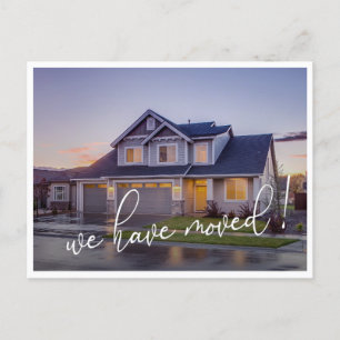 Hemos movido la Invitación moderna de movimiento d