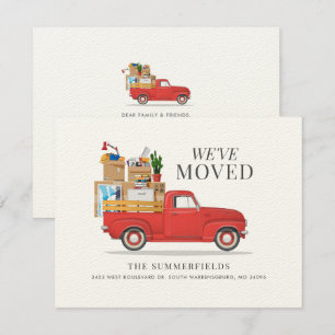 Hemos movido la Invitación moderna de movimiento d