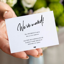 Hemos movido la invitación moderna de movimiento d