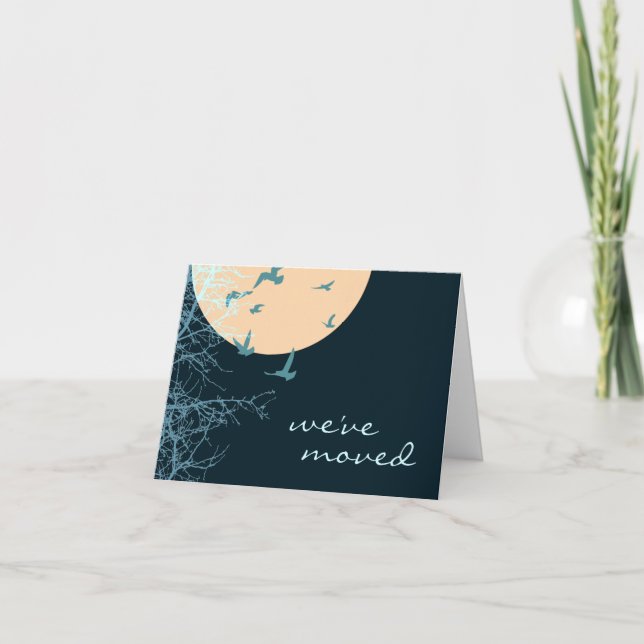 hemos movido la invitación : silhouscreen birds (Anverso)