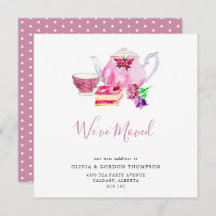 Hemos movido la Moda simple del juego de té de col