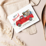 Hemos movido la nueva Invitación de movimiento de<br><div class="desc">¡Comparte tu emoción con tus amigos y familiares! Esta clásica acuarela de camión rojo vintage que hemos movido la tarjeta de invitación tiene tanto un guión decorativo como fuentes modernas que se pueden personalizar fácilmente haciendo clic en el botón "Personalizar". ¿Planear un fiesta de limpieza? Personalizar fácilmente esta postal para...</div>