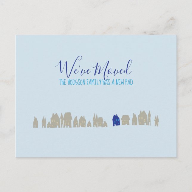 Hemos movido la nueva Invitación en casa (Anverso)