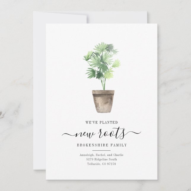 Hemos movido la planta acuarela moviendo nueva dir (Anverso)