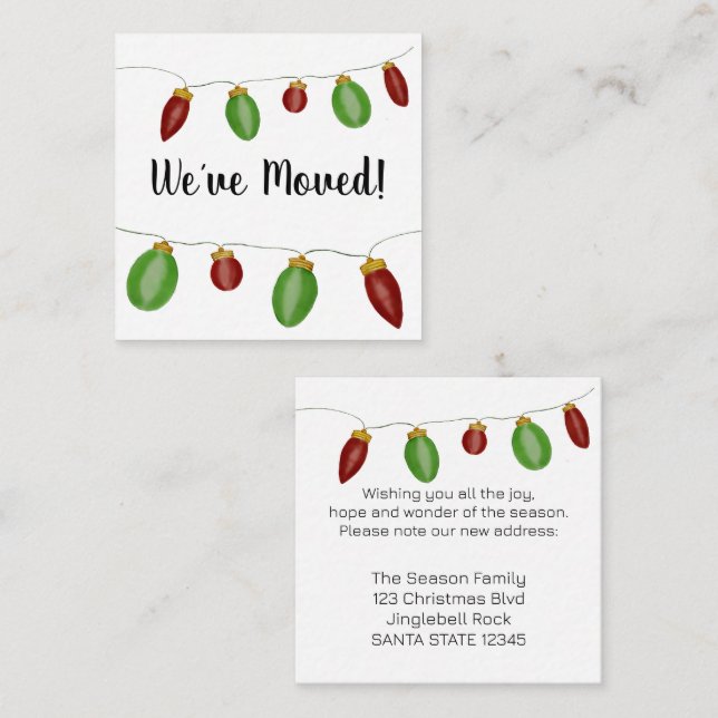 Hemos movido la tarjeta de gabinete de luces de ár (Anverso / Reverso)