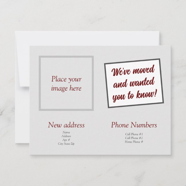 Hemos movido la tarjeta de invitación (Anverso)