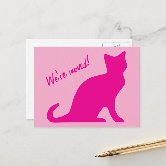 Hemos movido postales de diseño de gatos rosados a (Anverso/Reverso In Situ)