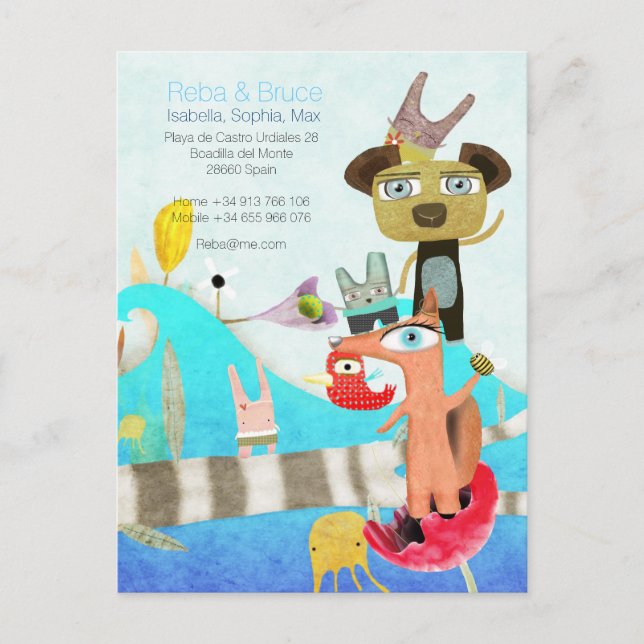 Hemos movido Postales de España (Anverso)