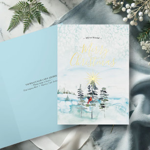 Hemos movido tarjetas de Navidades de acuarela