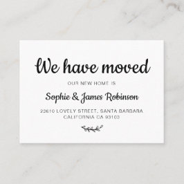 Hemos movido una nueva tarjeta de inserción de mov