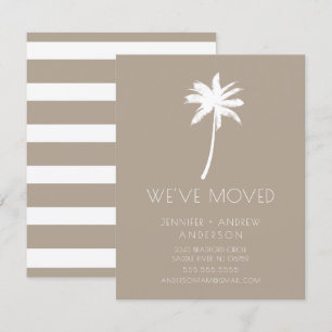 Hemos Mudado Invitación De Movimientos De Palm Tre
