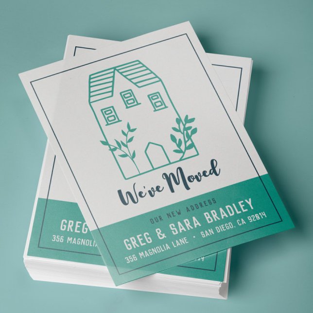 Hemos mudado la nueva tarjeta de dirección Doodle  (Subido por el creador)