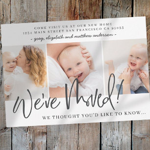 Hemos mudado la nueva tarjeta de Invitación reside