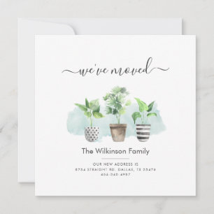 Hemos mudado nueva Invitación en movimiento