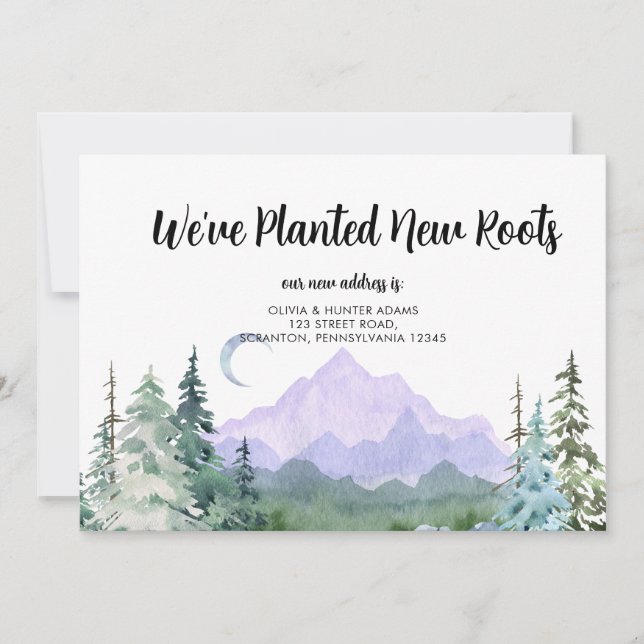 Hemos plantado nuevas raíces de Invitación en movi (Anverso)