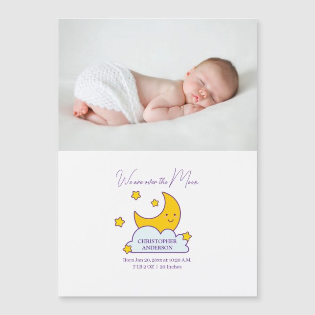 Hemos Terminado Con El Anuncio De Nacimiento Fotog (Anverso)