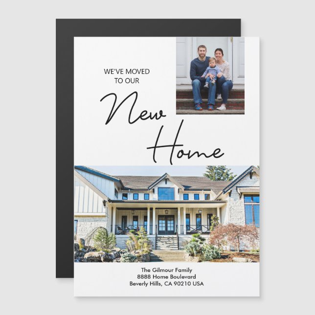 Hemos trasladado Foto Personalizada Nueva Direcció (Anverso/Reverso)