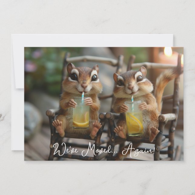 Hemos vuelto a mudarnos de nueva y divertida tarje (Anverso)