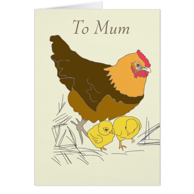 Hen y Baby Chicks (Frente)