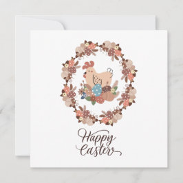 Hen y Eggs de Pascua Feliz Pascua