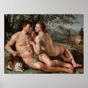 Hendrick Goltzius La Caída del Hombre 1616 Arte Pa